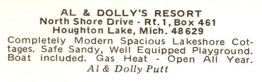 Al & Dollys Resort - Vintage Postcard (newer photo)